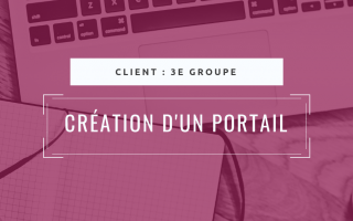 Création d'un portail et d'une boutique en ligne de prestations de conseils et de formations pour 3E Groupe