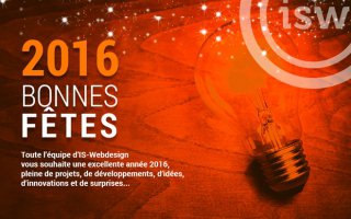 IS Webdesign vous présente ses meilleurs voeux
